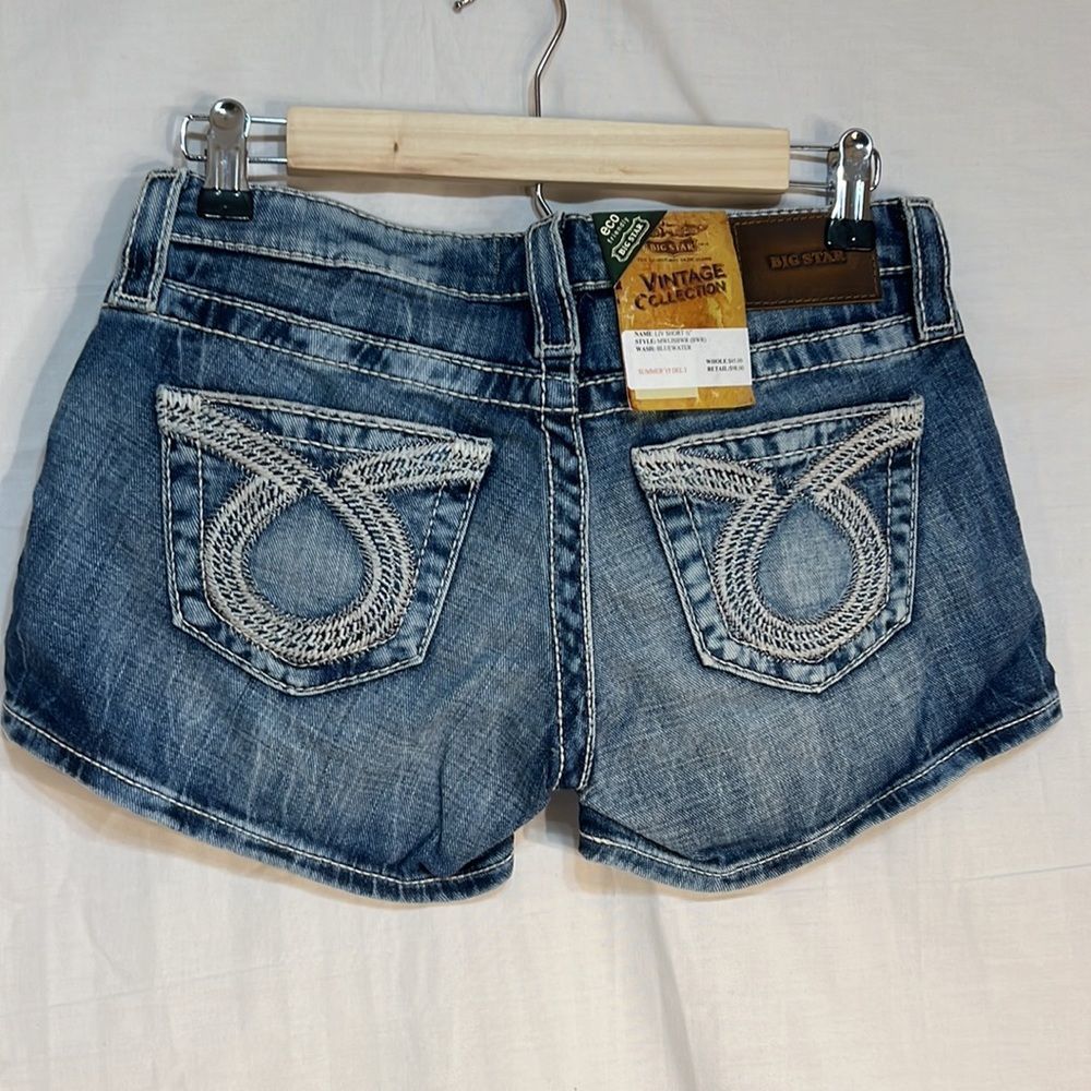 NWT Big Star Liv Short 1/2 jean shorts - Picture 2 of 8